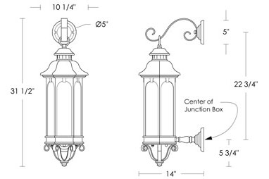 Lafayette Wallmount [Large]